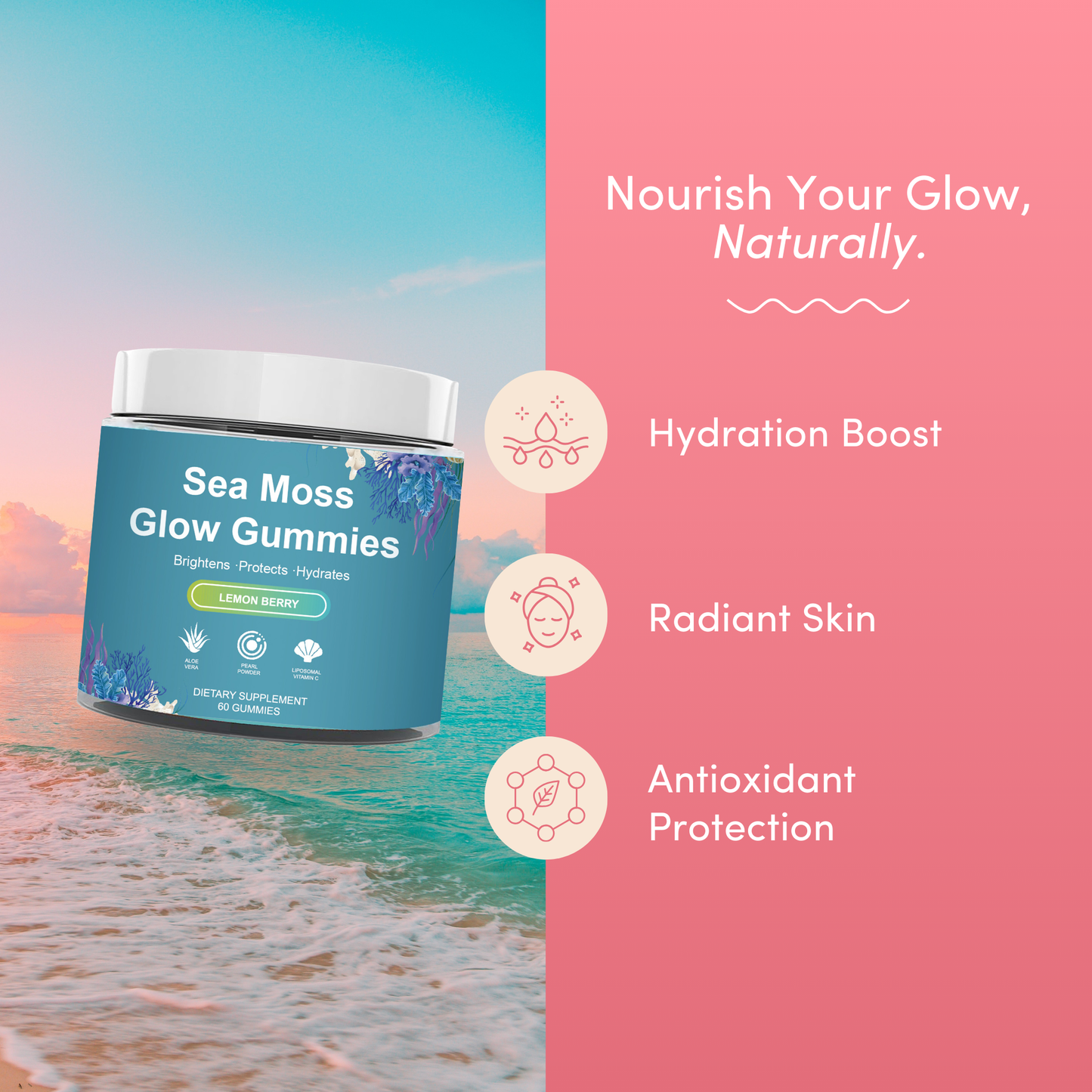 Sea Moss Glow Gummies